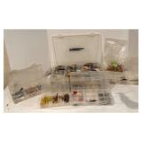 LL - Collection of Assorted Fishing Lures in Tackle Boxes
