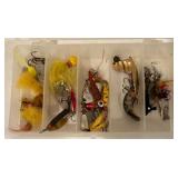 LL - Collection of Assorted Fishing Lures in Tackle Boxes