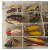 LL - Collection of Assorted Fishing Lures in Tackle Boxes