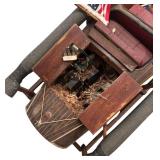 LL - Vintage Chris-Craft Wooden Model Boat with Display Stand