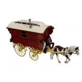 LL  - Matchbox Models of Yesteryear 1900 Gypsy Caravan with Horse and Figurines