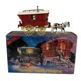 LL  - Matchbox Models of Yesteryear 1900 Gypsy Caravan with Horse and Figurines
