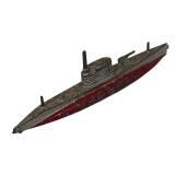 LL - Set of 6 Vintage Tootsie Toy Metal Model Ships