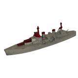 LL  - Set of 8 Vintage Tootsie Toy Metal Model Ships