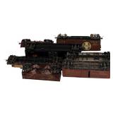 LL  - Set of 8 Vintage Model Train Cars Assorted Railroad Lines