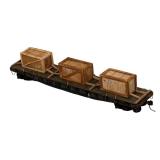 LL  - Set of 8 Vintage Model Train Cars Assorted Railroad Lines