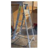 G - Werner 5 ft Aluminum Step Ladder Model 355 Type III