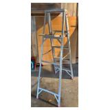 G - Werner 5 ft Aluminum Step Ladder Model 355 Type III