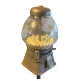 G - Vintage Stand-Up Gumball Machine with Glass Globe