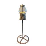 G - Vintage Stand-Up Gumball Machine with Glass Globe