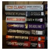G - Collection of Hardcover and Softcover Books Including Tom Clancy, John Sandford and More