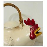 LR - Ceramic Chicken Teapot with Bamboo Handle