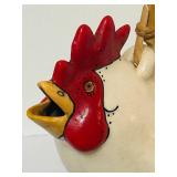 LR - Ceramic Chicken Teapot with Bamboo Handle