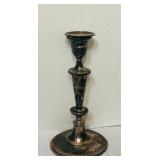LR - Pair of 12-Inch Vintage Silver-Plated Candlesticks