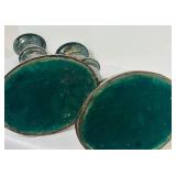 LR - Pair of 12-Inch Vintage Silver-Plated Candlesticks