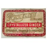 LR - Collection of Vintage Tins with Candy and Tobacco