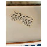 DR - Manolis Hand-Painted Ceramic Bakeware Set with Vegetable Motif, 2 Pieces