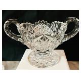 LR - 4-Piece American Brilliant Cut Glass VintageTableware Set