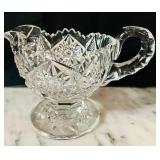 LR - 4-Piece American Brilliant Cut Glass VintageTableware Set