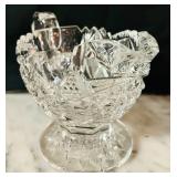 LR - 4-Piece American Brilliant Cut Glass VintageTableware Set