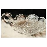 LR - 4-Piece American Brilliant Cut Glass VintageTableware Set