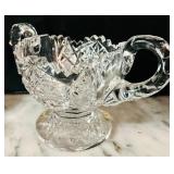 LR - 4-Piece American Brilliant Cut Glass VintageTableware Set