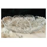 LR - 4-Piece American Brilliant Cut Glass VintageTableware Set