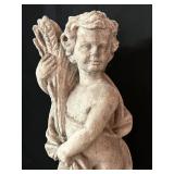 LR - 18 Inch Classical Cherub Garden Statue