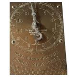 K/DR - Vintage Purina Milk Scale 17 Inch Hanging Spring Balance