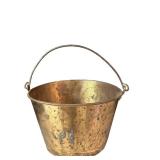 DR - Vintage Brass Pail with Handle
