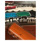 K - Vintage MidgeToys Die-Cast Train of the West Set in Original Packaging