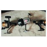 LR - Set of 3 Vintage Spinning Fishing Reels Including Berkley and Daiwa