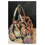LR - Laurel Burch Tapestry Cat Duffle Bag