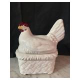 DR - Vintage Ceramic Hen on Nest Covered Dish