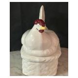 DR - Vintage Ceramic Hen on Nest Covered Dish