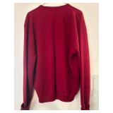 LR - Izod of London Red Cardigan Sweater XL