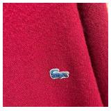 LR - Izod of London Red Cardigan Sweater XL