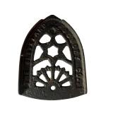 LR - Set of 4 Antique Cast Iron Sad Iron Trivets