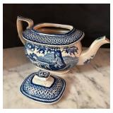 K - Collection of 2 Antique English Porcelain Teapots