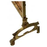 LR - Vintage Brass and Copper Fireplace Screen 20 x 29 Inches
