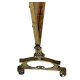 LR - Vintage Brass and Copper Fireplace Screen 20 x 29 Inches