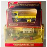 LR - Matchbox Models of Yesteryear Diecast Trucks in Original Boxes - Atkinson Model D Steam Wagon and Howaldtswerke AG Kiel