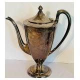 LR - 3-Piece WM Rogers Silver Plate Coffee Service Set, Approx. 10 Inch Tall