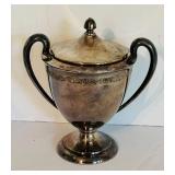 LR - 3-Piece WM Rogers Silver Plate Coffee Service Set, Approx. 10 Inch Tall