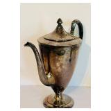 LR - 3-Piece WM Rogers Silver Plate Coffee Service Set, Approx. 10 Inch Tall
