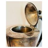 LR - 3-Piece WM Rogers Silver Plate Coffee Service Set, Approx. 10 Inch Tall