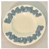 LR - Pair of Vintage Wedgwood Queensware 4 Inch Plates with Blue Relief