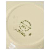 LR - Pair of Vintage Wedgwood Queensware 4 Inch Plates with Blue Relief