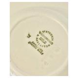 LR - Pair of Vintage Wedgwood Queensware 4 Inch Plates with Blue Relief