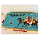 LR - Vintage Board Games Collection: Mosaic, Parcheesi, and Monopoly